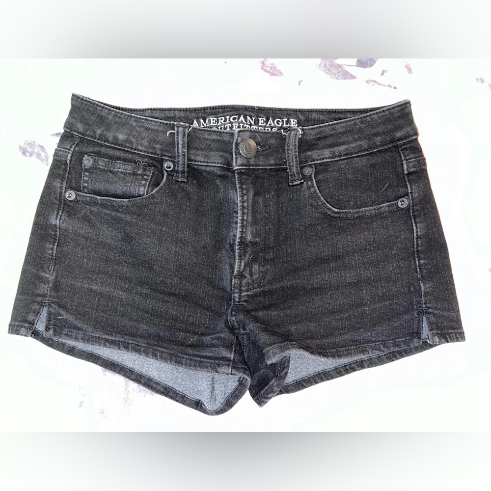American Eagle Outfitters 360 Super Stretch Black Shorts